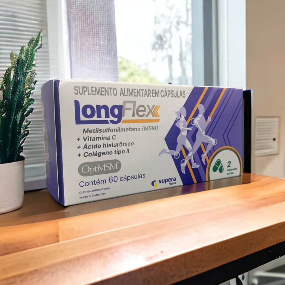 LongFlex Supera caixa com 60 cápsulas