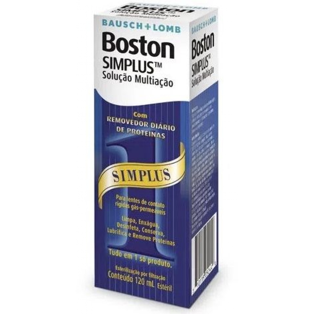 Boston Simplus 120ml Solução Oftálmica Bausch e Lomb