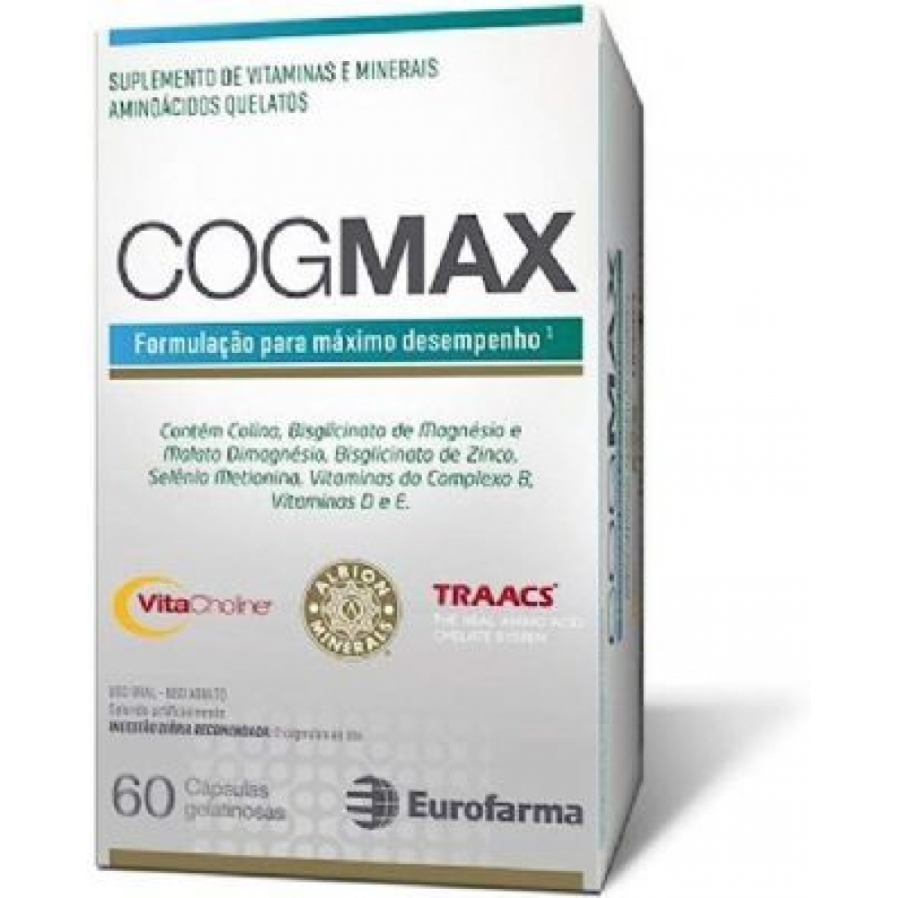 Cogmax Eurofarma caixa com 60 cápsulas gelatinosas