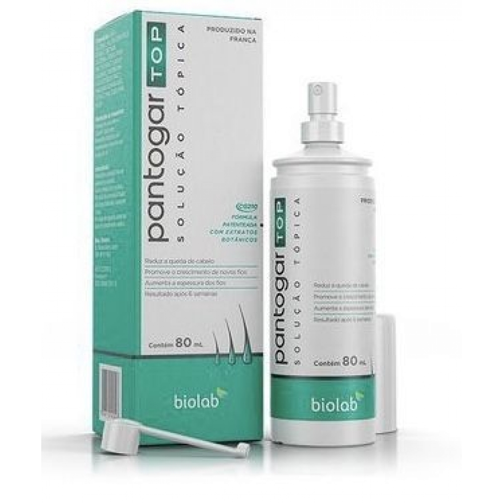 Pantogar Top Antiqueda Solução Tópica Capilar 80ml Biolab