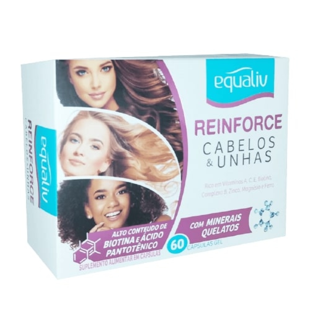 Equaliv Reinforce caixa com 60 cápsulas gel