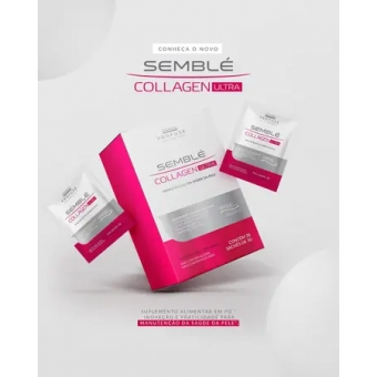 Collageno Ultra Semblé Profuse sem sabor, caixa com 30 sachês
