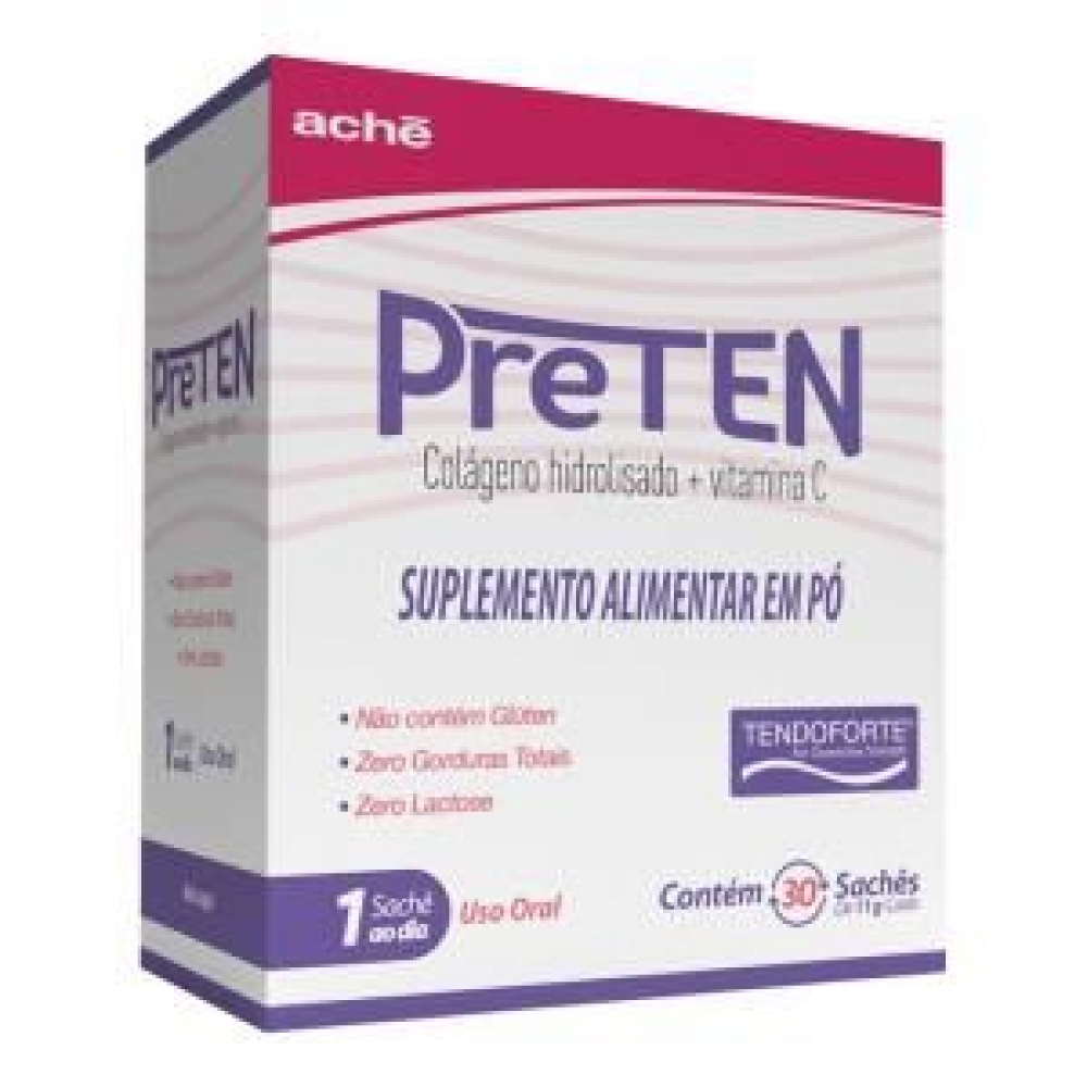 Preten em pó, caixa com 30 sachês
