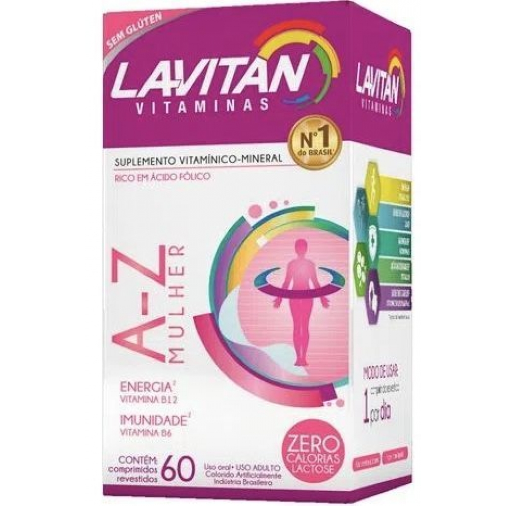 Lavitan A-Z Mulher 60 Comprimidos