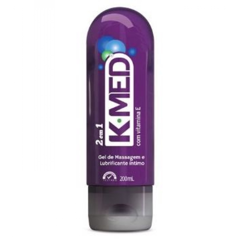 K-MED 2 em 1 Gel de Massagem e Lubrificante Íntimo 200mL