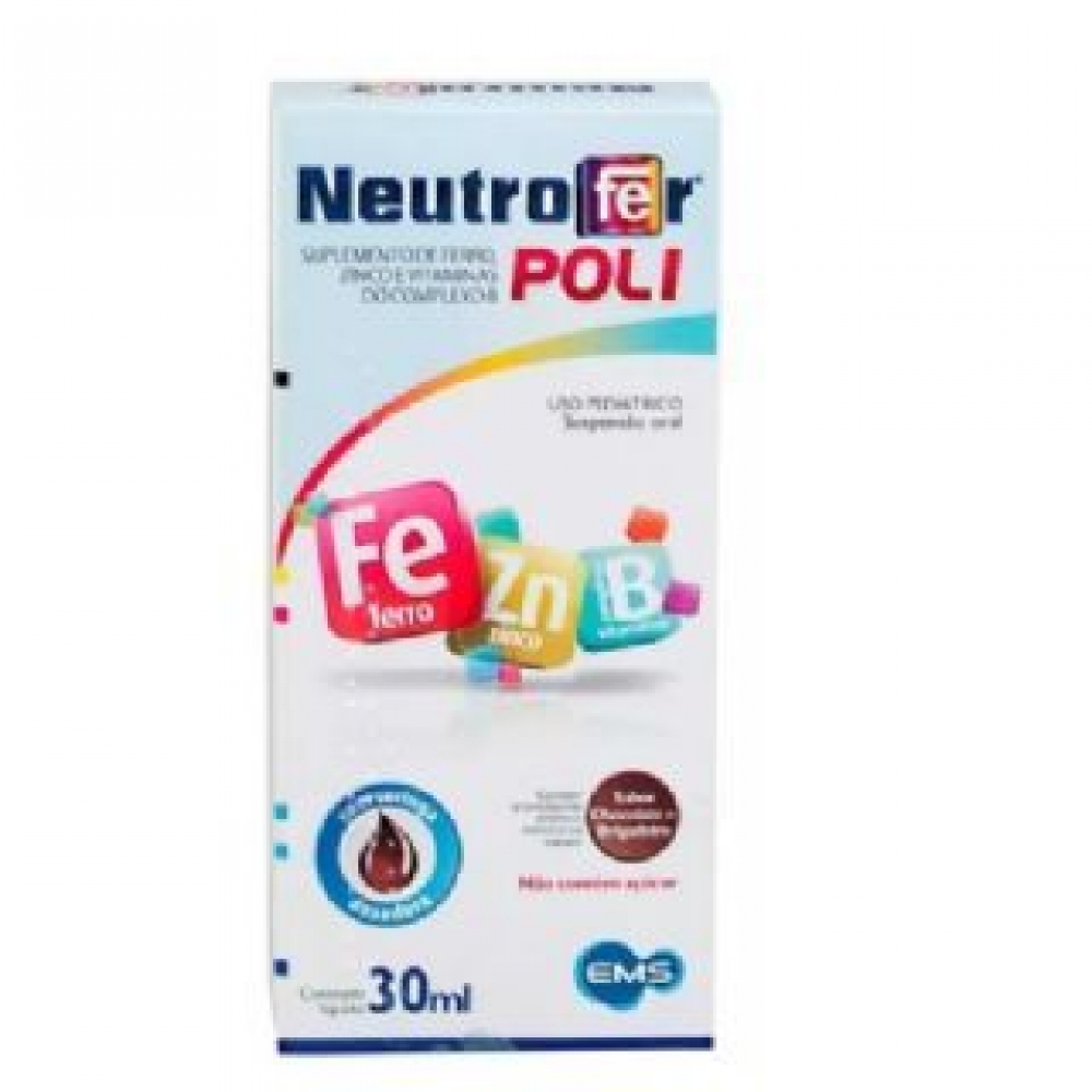 Neutrofer Poli caixa com 1 frasco com 30mL de suspensão de uso oral